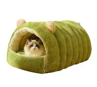 Covered Cat Bed,Closed Warm Soft Comfortable Kitten Bed | Calming Nest Kitten Sleeping House - for Home Dorm Apartment Living Room Balcony
