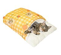 Covered Cat Cave Bed - Semi Enclosed Cat Nest, Furry Pet Bed For Small Indoor Animals | Thick Padded Sleeping Pod, Washable Warm Shelter, Snug Cushion Design For Felines Resting In Bedrooms, Corners O