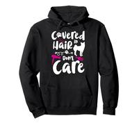 Covered In Hair Dont Care Dog Groomer Pullover Hoodie