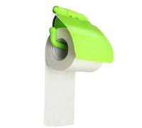 Covered Silk Toilet Paper Holder - U-Shaped Design, Easy Installation for Bathroom,Grün