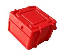 Covered Small Hardware Box, Stackable Organizer Case for Workroom Sorting of Screws, Springs, Washers, Repair Pieces Fastener Sorter Compartment Case Screw Nut Washer Spring Holder Small Hardware Tray