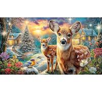 Covered-Wagon-Journey Jigsaw Puzzle 1000 Pieces Impossible Hard Difficult Educational Games for Adults Kids Great Gift Idea for Relaxation 38x52/1000pcs