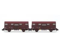 Covered Wagon Rolling Stock Aquitaine Express Freight 1:160 Scale N Gauge 2pcs