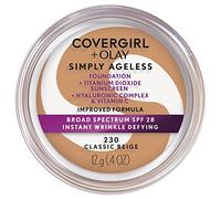 COVERGIRL & Olay Simply Ageless Foundation, Classic Beige 230, 0.4 Oz