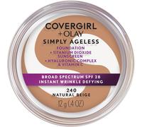 COVERGIRL - Olay Simply Ageless Foundation Natural Beige - 0.4 oz. (12 g)