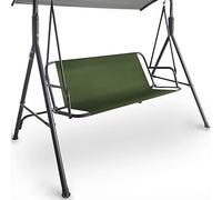 Coverify Garden Swing Chair Cover, Durable 600D Oxford Fabric Garden Outdoor Replacement Swing Seat Cover, Universal Fit for 2&3-seater 113x47x47cm Green