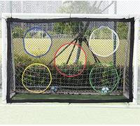 Coverify Kids Football Goal Target Sheet with 5 Scoring Zones Portable Football Training Netting for Shooting Soccer Target Sheet for Goals Detachable 1.8 x 1.2m GOAL NOT INCLUDED