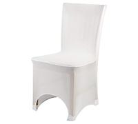 Covering All Occasions Spandex Chair Covers Dining Chair Slipcover Removable Elasticated Stretchy Chair Protector Slipcovers for Birthday Wedding Banquet Party Supplies Decoration, White, 6pcs