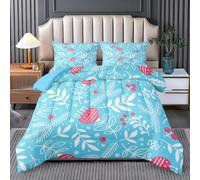 Coverless Duvet 7.5 Tog Christmas Branch Warm Soft Quilt Set