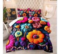 Coverless Duvet Double Blue Purple Orange Coverless Duvet Kids Microfiber Comforter Double Bed Lightweight Quilted Bedspread All Seasons Quilted Bed Throw+2 Pillowcases(50x75cm) 203x228cm