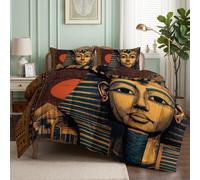 Coverless Duvet Queen 7.5 Tog Ancient Egyptian Mythology Comforter