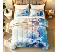 Coverless Duvet Sing Modern Floral Bedroom Decor, Gift