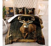 Coverless Duvet Single Black Tree Brown Coverless Duvet Kids Microfiber Comforter All Seasons Quilted Bedspread Breathable Quilted Bed Throw Soft Bed Comforter+2 Pillowcases(50x75cm) 173x218cm