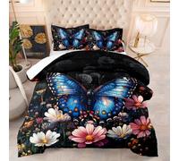 Coverless Duvet Single Pink Black Blue Coverless Duvet Kids Microfiber Quilted Bedspreads All Seasons Bed Comforter Breathable Bedspread Soft Coverless Duvets+2 Pillowcases(50x75cm) 173x229cm