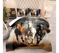 Coverless Duvet Single White Brown Black Coverless Duvet Kids Microfiber Comforter All Seasons Quilted Bedspread Breathable Quilted Bed Throw Soft Bed Comforter+2 Pillowcases(50x75cm) 173x218cm