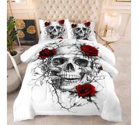 Coverless Duvet Single White Gray Red Coverless Duvet Kids Microfiber Quilted Bedspreads All Seasons Bed Comforter Breathable Bedspread Soft Coverless Duvets+2 Pillowcases(50x75cm) 173x229cm