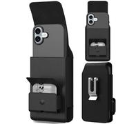 CoverON Holster Earbuds Holder for Nokia G310 G42 G400 G300 G200 G100 G10 C310/TCL 50 40 30 20 10 X XL SE/HMD Fusion/Orbic Joy 2 5G Phone Case Belt Clip Earphones Vertical Leather Pouch