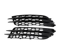 Covers Compatible With For A6 C7 Sedan 2012 2013 2014 2015 1Pair Front Bumpe Fog Light Cover Honeycomb Front Bumper Lower Grill