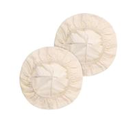 Covers For Lifting Bowls | 2 Pieces Reusable Cotton Elastic Wrap Basket Cover Bowl Lids For Kitchen, Fermentation, Baking, Storage And Home