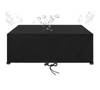 Covers for Outdoor Furniture Waterproof Garden Furniture Covers 280x170x70cm Heavy Duty Oxford Fabric Garden Table Covers Waterproof Rectangular Garden Storage Cover Garden Table and Chairs Cover