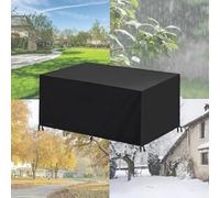 Covers for Outside Garden Furniture 195x185cm Patio Table Covers Waterproof for Outside,Large Patio Set Cover,Waterproof Covers ,420d Oxford Fabric Cube Outdoor Furniture Covers 195x185x84cm/LxWxH