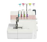 Coverstitch & Overlock Serger Sewing Machine,Stitch with Adjustable Gauge and Trim Trap, Ideal for Beginners and Professionals