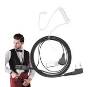 Covert Headphones with Acoustic Tube - Clear Earphone | Ergonomic Headphones for Adults, Teens and Friends, Versatile Motorcycle Helmet, Comfortable Audio Accessories to Wear at