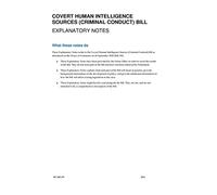 Covert Human Intelligence Sources (Criminal Conduct) Bill Explanatory Notes (House of Commons) HCB 188-EN