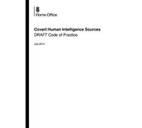 Covert human intelligence sources: draft code of practice