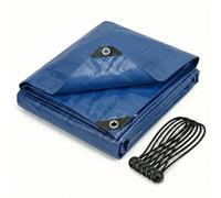 CoverUp! Tarpaulin Waterproof Heavy Duty - Reinforced Tarp with Eyelets, Tear Resistant, UV Protected, Ground Sheet Cover for Garden, Camping, Wood, Outdoor