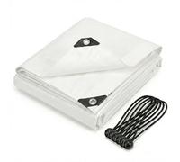 CoverUp! Tarpaulin Waterproof Heavy Duty - Reinforced Tarp with Eyelets, Tear Resistant, UV Protected, Ground Sheet Cover for Garden, Camping, Wood, Outdoor