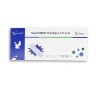 Covid-19 Lateral Flow Test Kit, Rapid Antigen Self-Test Kit for SARS-CoV-2 At Home, Easy and Quick Covid Test Kit with 15-Minute Results, Pack of 5 Test Kit