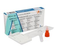 COVID-19 (SARS-CoV-2) and Influenza (Flu) A+B Antigen Combo Rapid Test Kit for Self Testing (Nasal Swab)