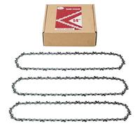 Covienapp 3 Pack Chainsaw Chain 14in (35cm) Bar, 52 Drive Links, 3/8" LP .050" Gauge,Compatible with Makita Hyundai HYC1600E,Husqvarna X-Cut S93G,Ryobi,Einhall,Greenworks, Earthwise, Poulan Chainsaws