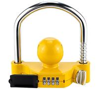 Covienapp Trailer Hitch Lock Adjustable Tow Hitch Lock Universal Ball Lock for Trailer Caravan Horsebox Coupling Hitch,Replace# 72783(Password Unlocked, No Key Required)