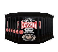 Covonia Double Impact Cough Drops Original 12 Bags x 51g, Powerful Menthol Vapours, Suitable for Vegetarians, Alcohol Free Cough Drops