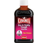 Covonia Dry & Tickly Cough Linctus, Soothing Non-Drowsy Syrup, 300ml