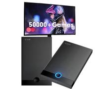 COVOZAMA Retro Games 500GB Hard Drive: 50,000+ Classic Games, PS2/PS1/PSP/Wii/DC/N64 & More on Windows, Play Your Favorite NES, SNES, Genesis & More