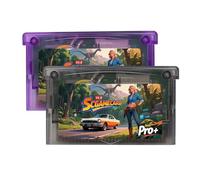 COVOZAMA SCFW V1.5 Flash Game Cartridge for Game Boy Advance GBA/GBC/GB/NES, 1000+ Games Support, RTC Real Time Clock, MiniSD Up to 32GB, Includes 8GB TF Card & Adapter (Purple)