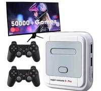 COVOZAMA Super Console X PRO Retro Video Game Console,Video Game Console Systems for 4K TV HD/AV Output,30,000+ Classic Games, 70+ Emulators for PS1/PSP/N64/DC &(256G Card)