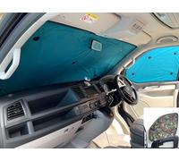 Covprotec Pair Of Middle Thermal Blinds, Compatible/Replacement For Volkswagen Transporter T6.1 (2020-Date) Backing Colour In Camo