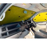 Covprotec Pair Of Middle Thermal Blinds, Compatible/Replacement For Volkswagen Transporter T7 (2020-Date) Backing Colour In Yellow