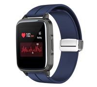 Covthch Compatible for KIBFLE DR03/YMZ DR03/Fitpolo DR06/TOOBUR DR06/FQQ DR06/KEEPONFIT DR05 Magnetic Silicone Band, Quick Release Silicone Sport Sweatproof Breathable Watch Band for DR03 Smartwatch