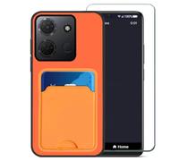 Covthch for Lively Jitterbug Smart5 Case with Screen Protector Orange