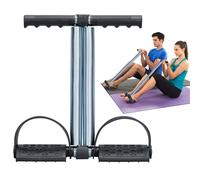 COVVY Elastic Sit Up Pull Rope Dual Spring Tension Foot Pedal Abdomen Leg Exerciser Tummy Trimmer Equipment Bodybuilding Expander for Fitness Yoga