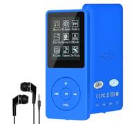 COVVY Slim Music Player 8 GB Portable Lossless Sound 70 Hours Screen MP3 Player Support up to 64 GB (Navy Blue)