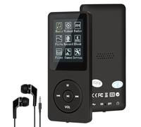 COVVY Slim Music Player 8 GB Portable Lossless Sound 70 Hours Screen MP3 Player Support up to 64 GB (Black)