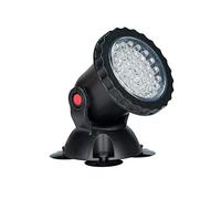 COVVY Waterproof Underwater Spot Lights Multicolour RGB Aquarium Lights with Remote Control for Garden Pond Fish Tank Swimming Pool,UK Plug (Set of 1 Light)