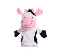 (Cow) 25cm Animal Hand Puppet Educational Puppets Doll Toy for Kids Gift