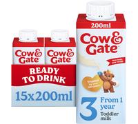 Cow and Gate 1 to 2 Years Growing Up Milk 200 ml (Pack of 15) - Packaging May Va
